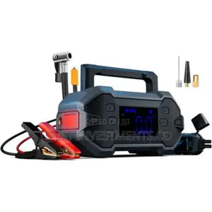 Photo - Portable Carjump Starter 3000awith Air Compressor12v Battery