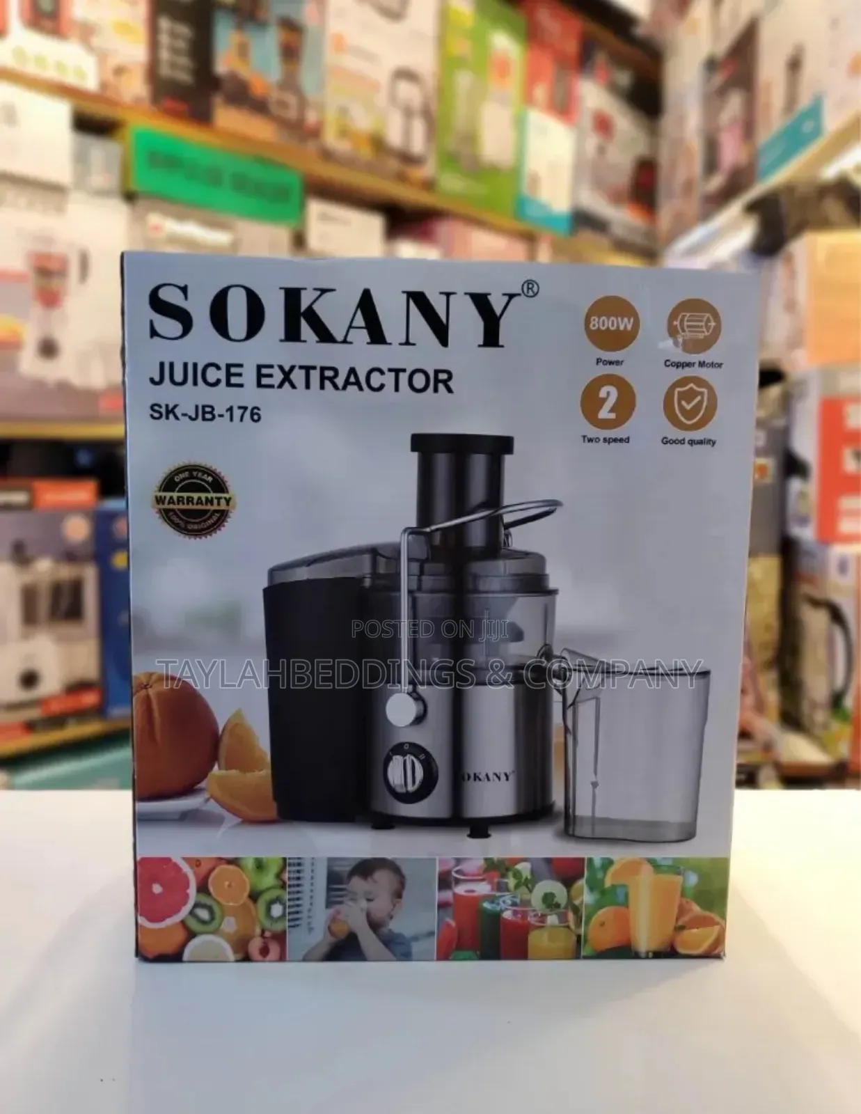 800 Watts Sokany Juicer