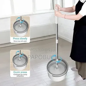 Floor Spin Mop With Bucket