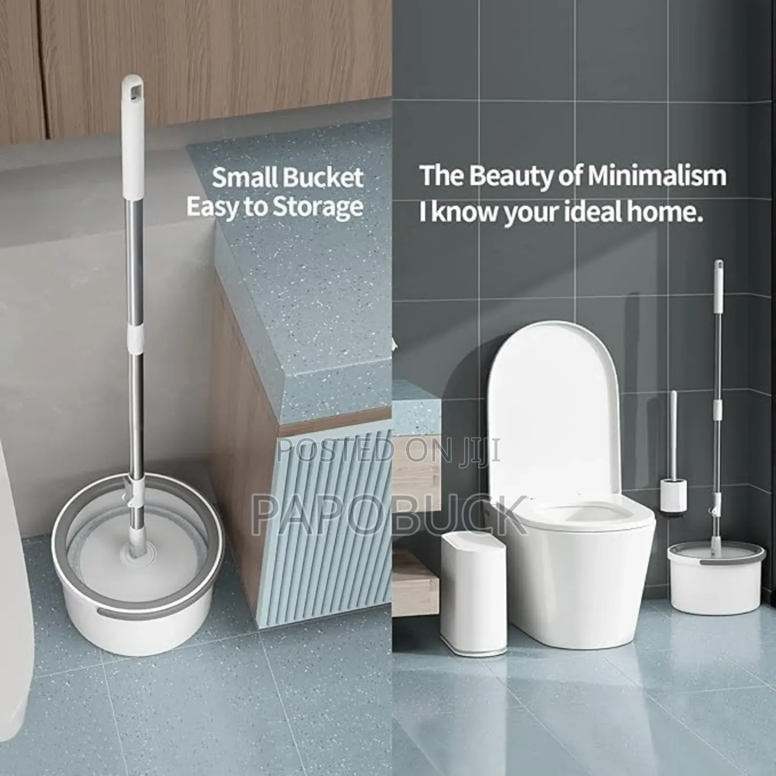 Floor Spin Mop With Bucket