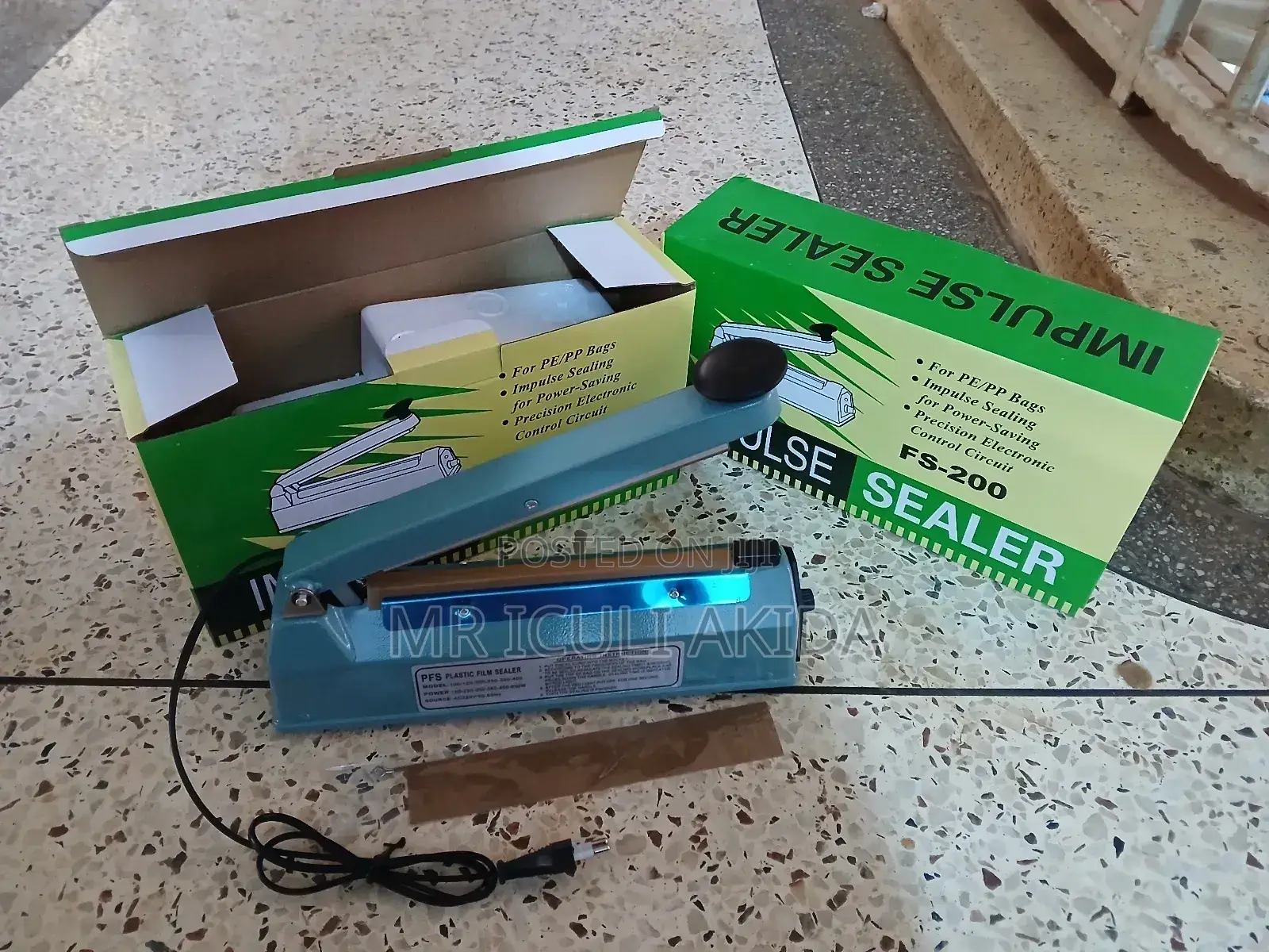 FS-200 Manual PE/PP Plastic Bags Film Impulse Sealer