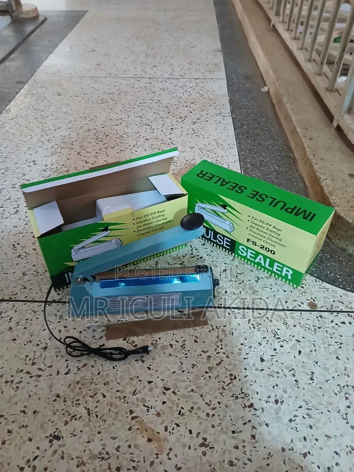 FS-200 Manual PE/PP Plastic Bags Film Impulse Sealer