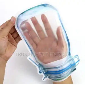Photo - 500ml 6 Pieces of Reusable Selene Fridge Food Storage Bags