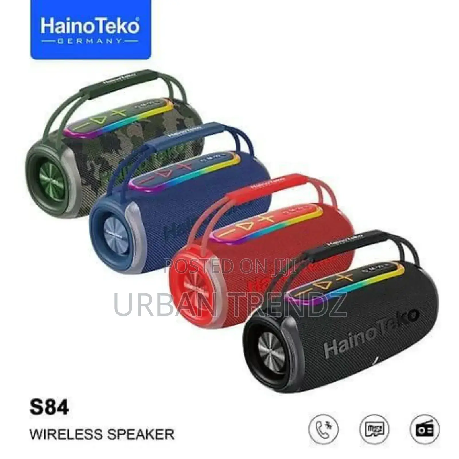 HAINOTEKO S84 Portable Bluetooth Wireless Speaker