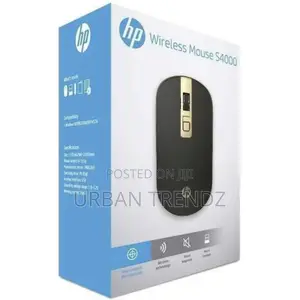 Hp S4000 Optical USB 1600 DPI 2.4ghz Wireless Mouse
