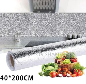Nice Looking Aluminum Silver Crimped Wall Heat Resistant