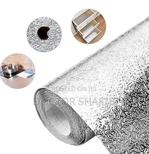 Nice Looking Aluminum Silver Crimped Wall Heat Resistant