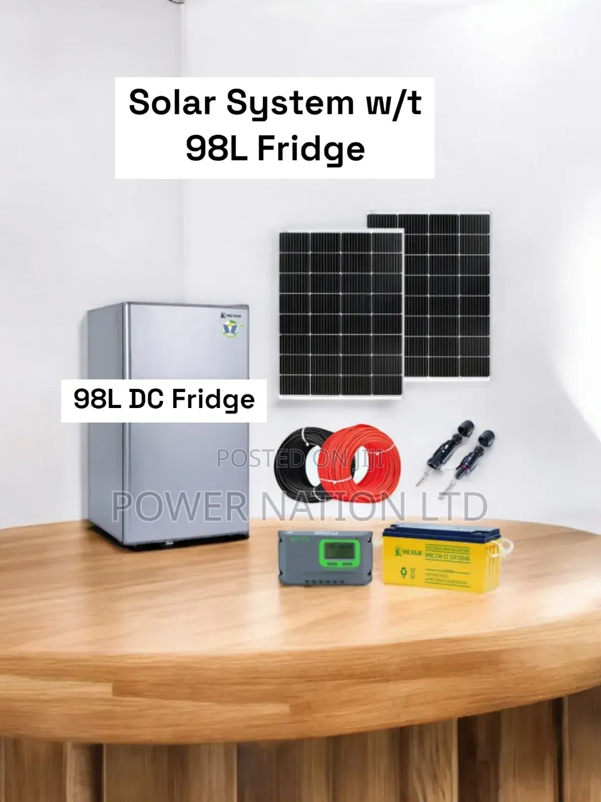 98 Liters Solar Fridge With a Full Kit Solar System