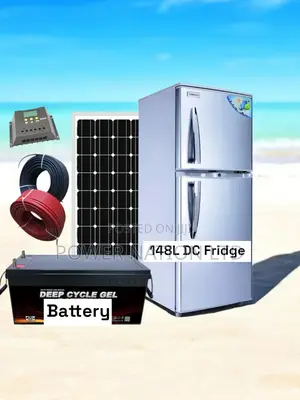 148 Liters DC/Solar Fridge With 400w Solar System Full Kit