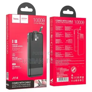 J114 Fast Charging Mobile Power Bank With 10000mah Capacity