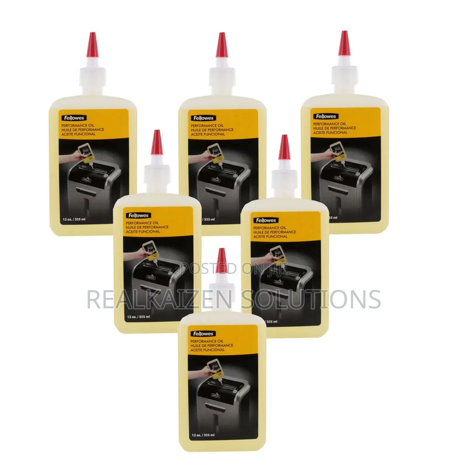 FELLOWES Shredder Oil Lubricant Bottle With Nozzle 355ml
