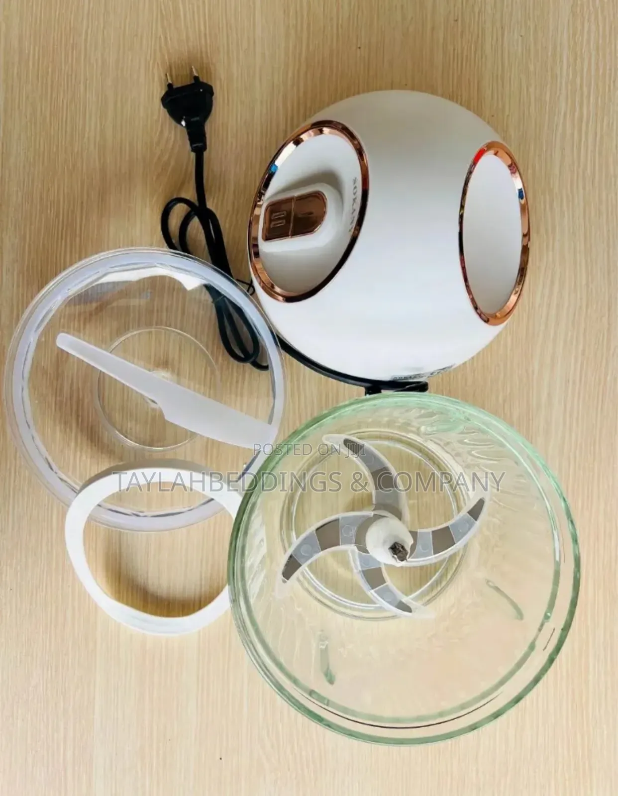 Sokany Grinder and Chopper With Heavy Glass Body