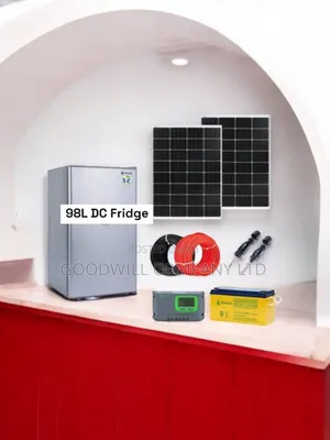 200w Solar System Full Kit With 98 Liters DC/Solar Fridge