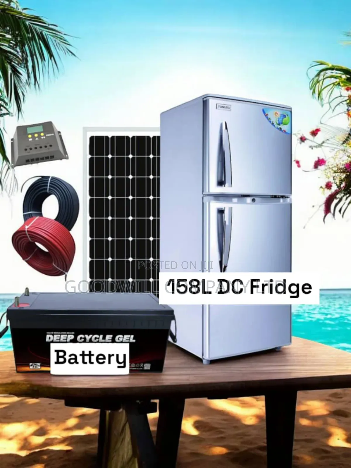 400w Solar Kit With 158 Liters Solar System Full Kit