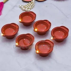 Plastic Diwali Items Led Water Sensor Diya