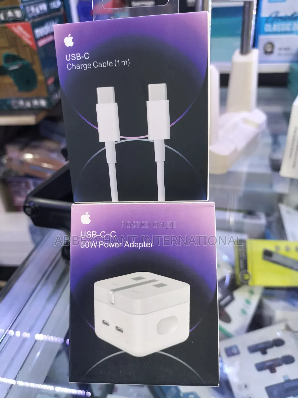 iPhone 14 Pro Charger 50W USB-C+C Power Adapter USB-C