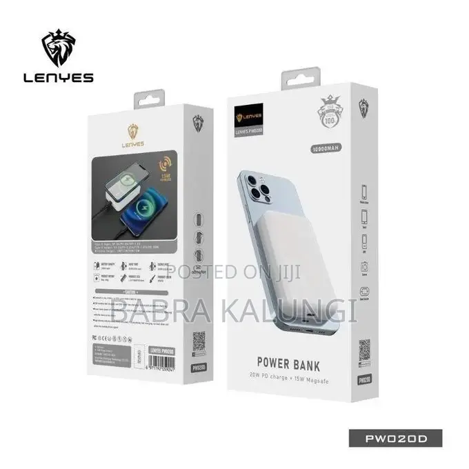 Lenyes Powerbank PW020D 10000mah Wireless