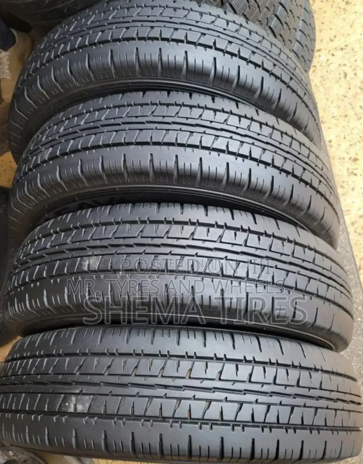 195 80 R15 Used Dunlop the Master of Al Types So Nice Tires