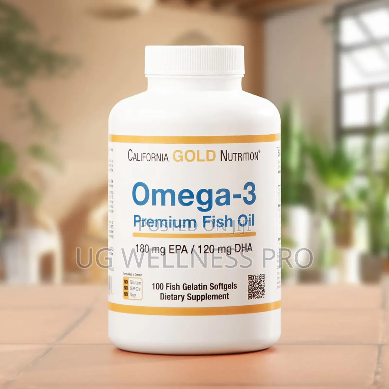 California Gold Nutrition, Omega-3 Premium Fish Oil, 100s