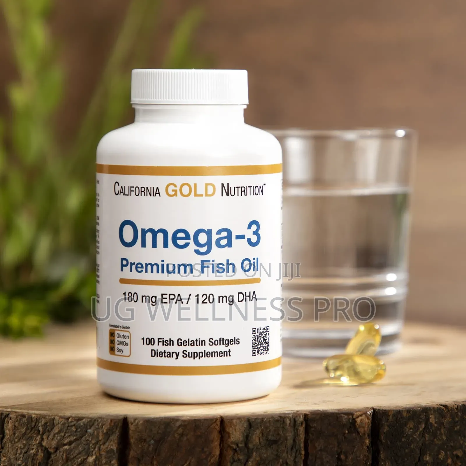 California Gold Nutrition, Omega-3 Premium Fish Oil, 100s