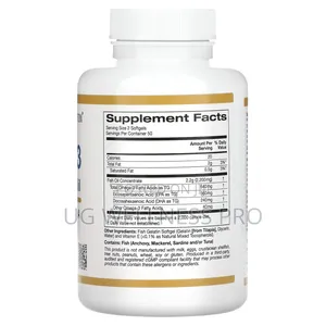 California Gold Nutrition, Omega-3 Premium Fish Oil, 100s