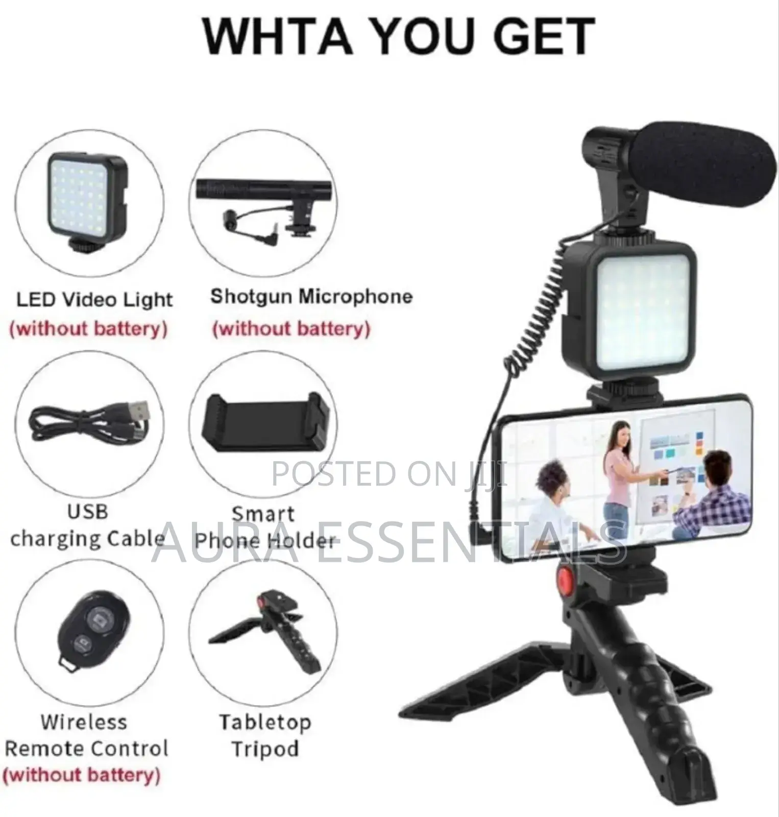 Multi- Scene Live Outdoor Vlog Video Making Kit