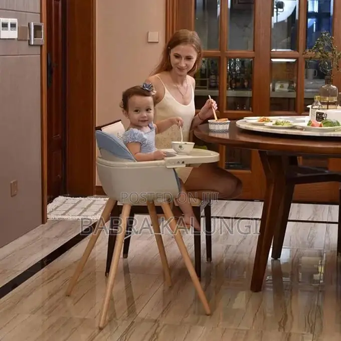 Baby High Chair, Perfect 3 in 1 Convertible Wooden High