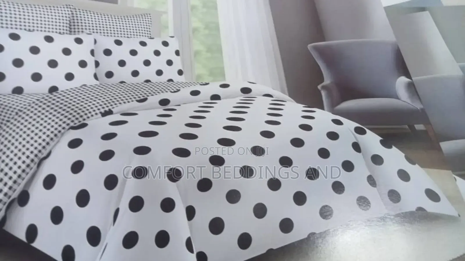 Bedcover Duvet Dotted White 5*6