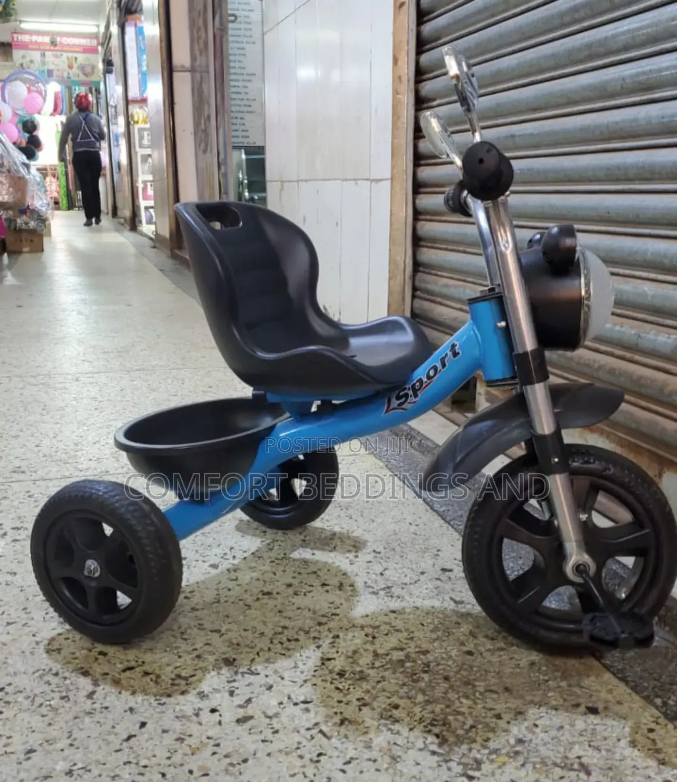 Kids Tricycle Blue With Music