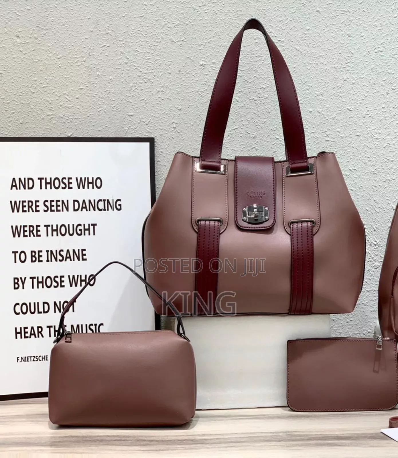 Peach Handbag Combo