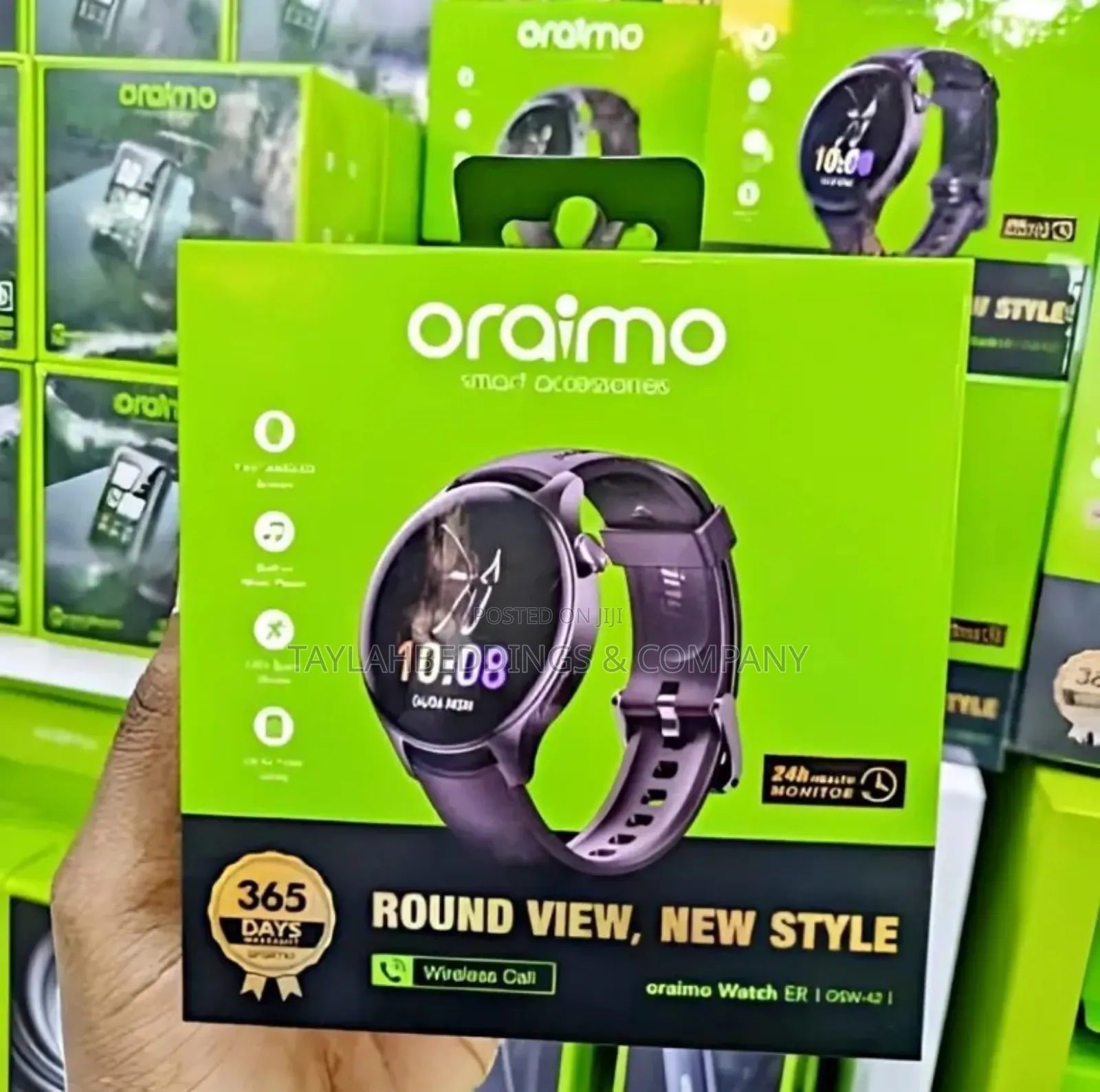 Watch 2R OSW-30 Smart Watch With Silicone Strap Black