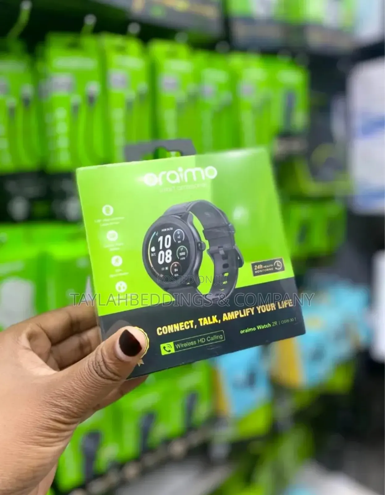 Watch 2R OSW-30 Smart Watch With Silicone Strap Black