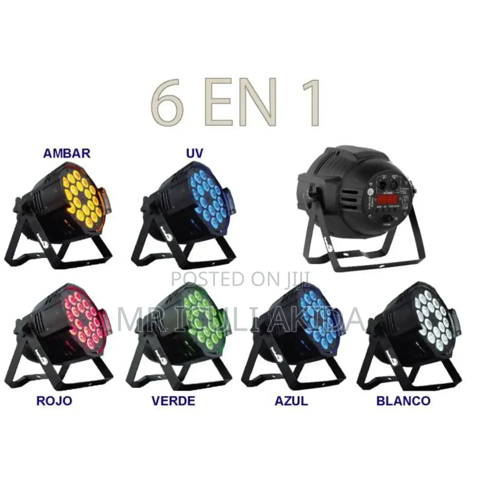 6n1 18eyesx15w Best Vision RGB Auto DMX Stage Light Par Cans
