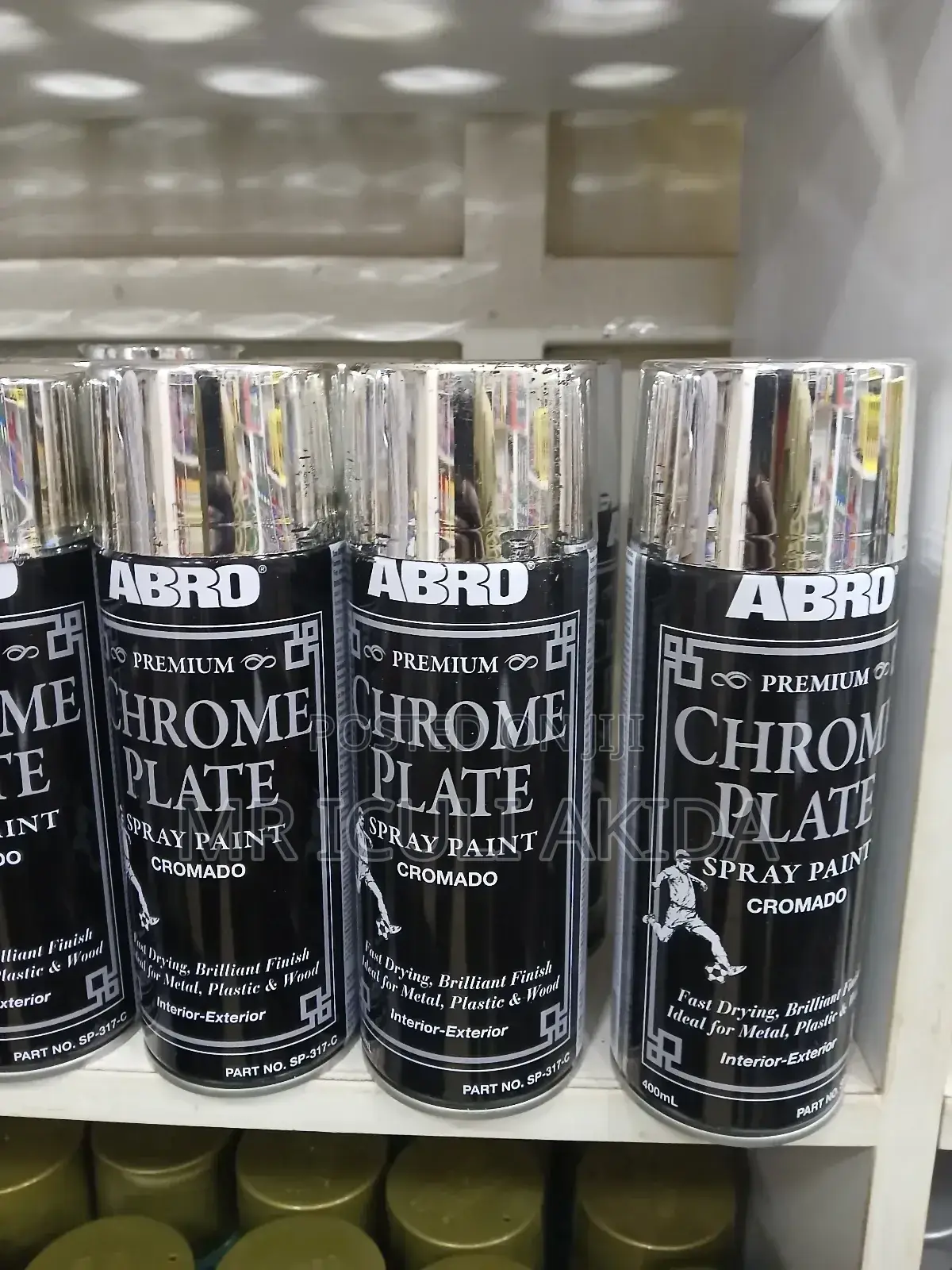 Abro Fast Dry All Purpose Silver Exterior Car Spray Paint