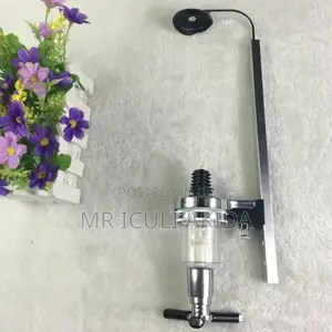 Wall Mounted Single Bottle Holder Stainless Steel Bar Butler