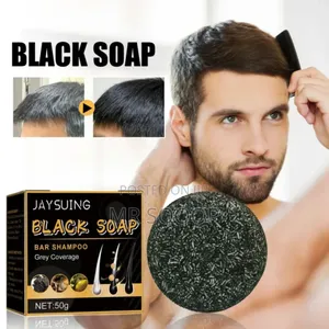 Anti Grey Hair Black Soap Natural Darkening Shampoo