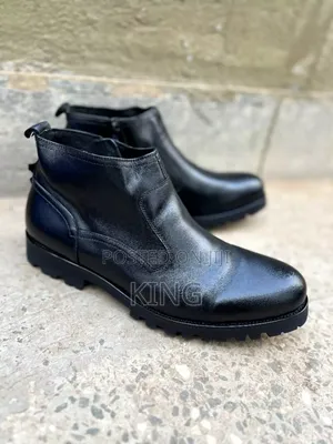 Function Gentle Leather Boots. Men