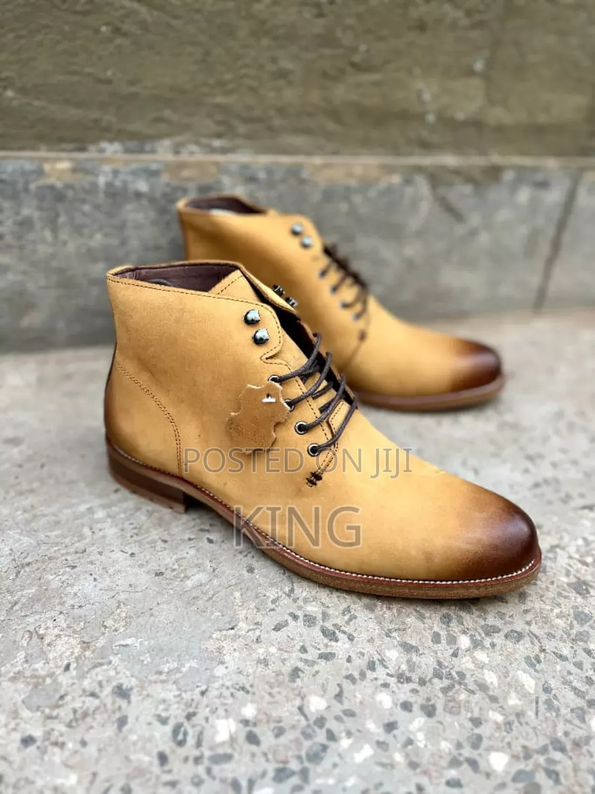 Verified Gentle Leather Boots. Men
