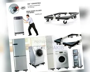 Convertible Fridge, Washing Machine Movable Stand