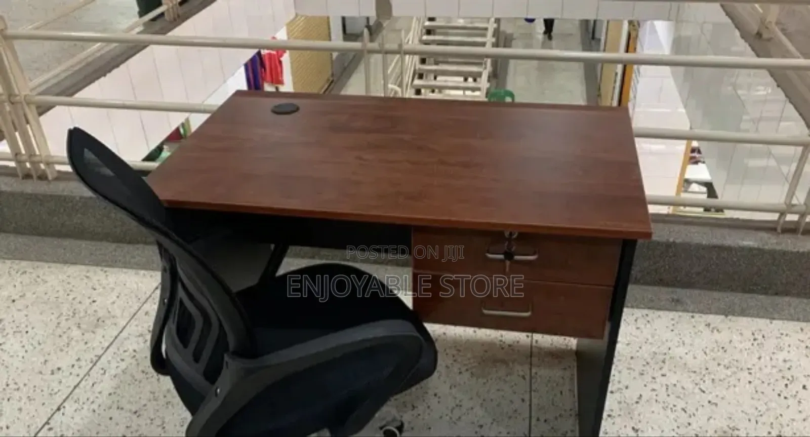 Office Table(1m) and Office Chair