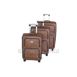 Luggage Bag Set of 3 PU Leather Travel Suitcases