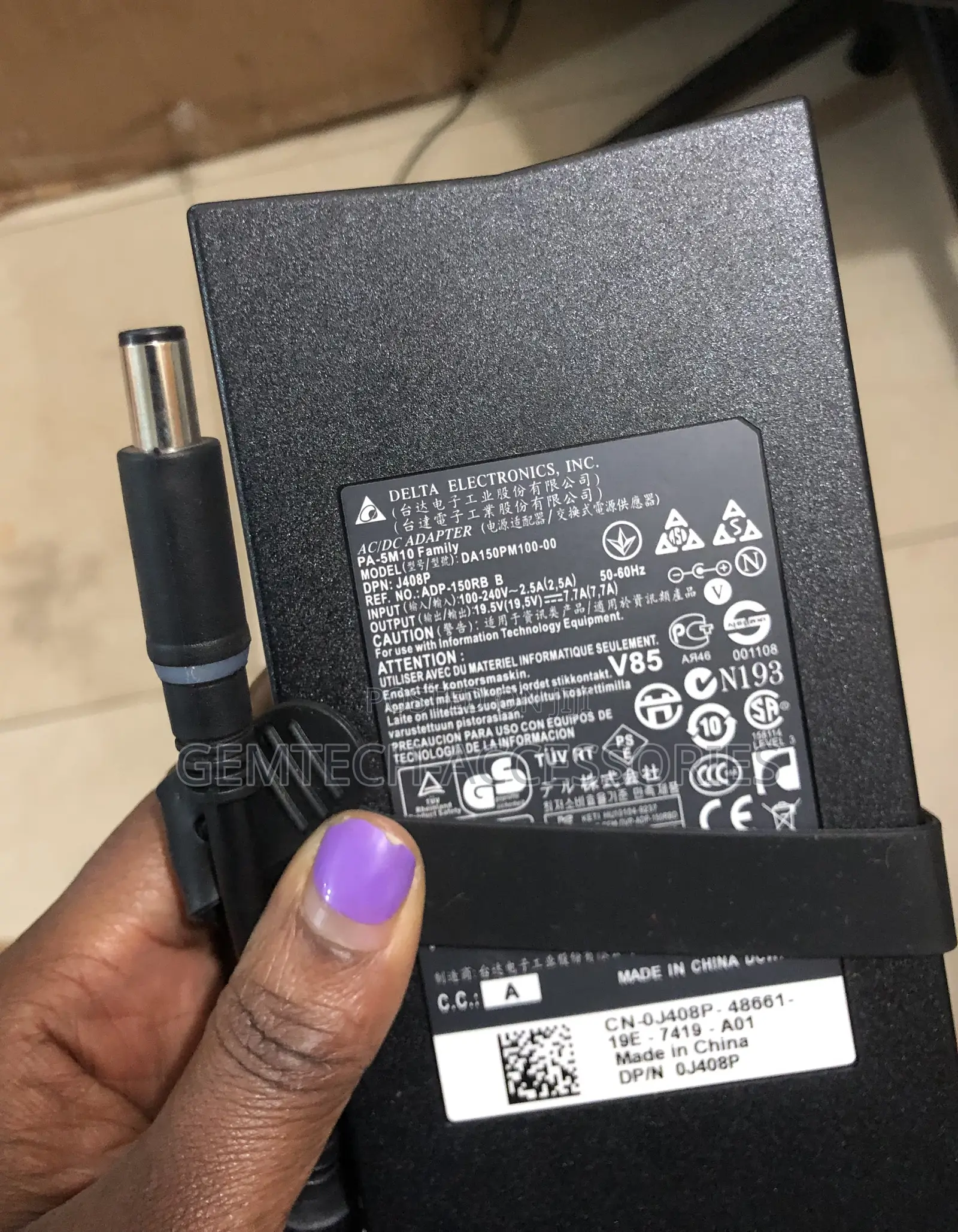 Dell 19.5v 7.7 150w Bigpin Laptop Charger