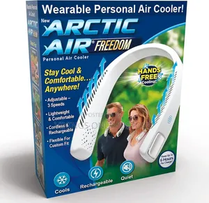 Arctic Air Freedom Personal Air Cooler - 3-Speed Neck Fan,
