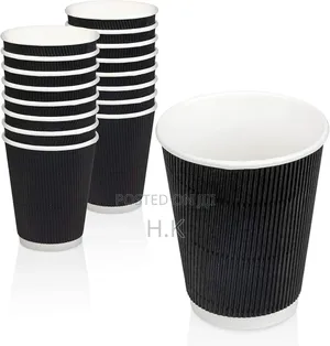 25-Piece Disposable Coffee/Tea Ripple Cup,Hot ,Cold Beverage