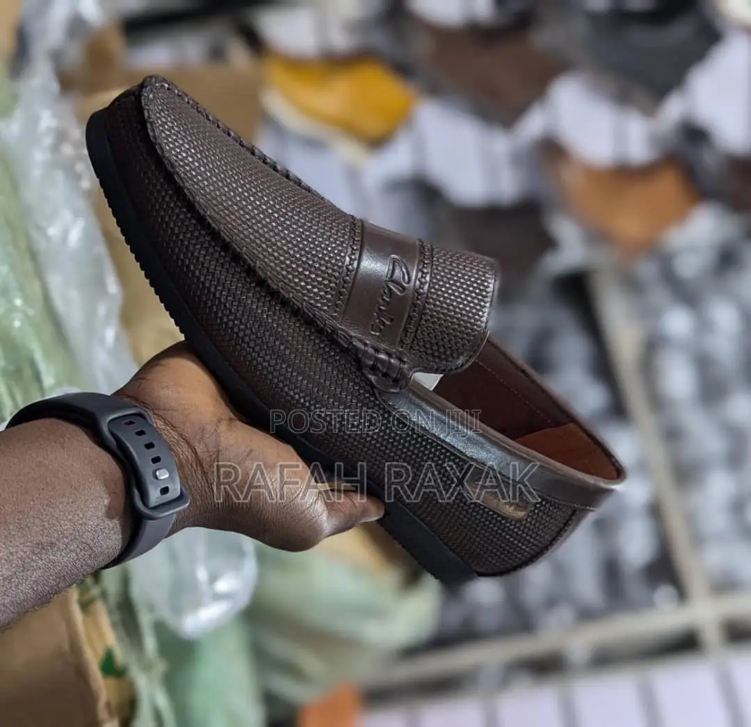 Original Clarks Casual Leather Loafer Moccasins