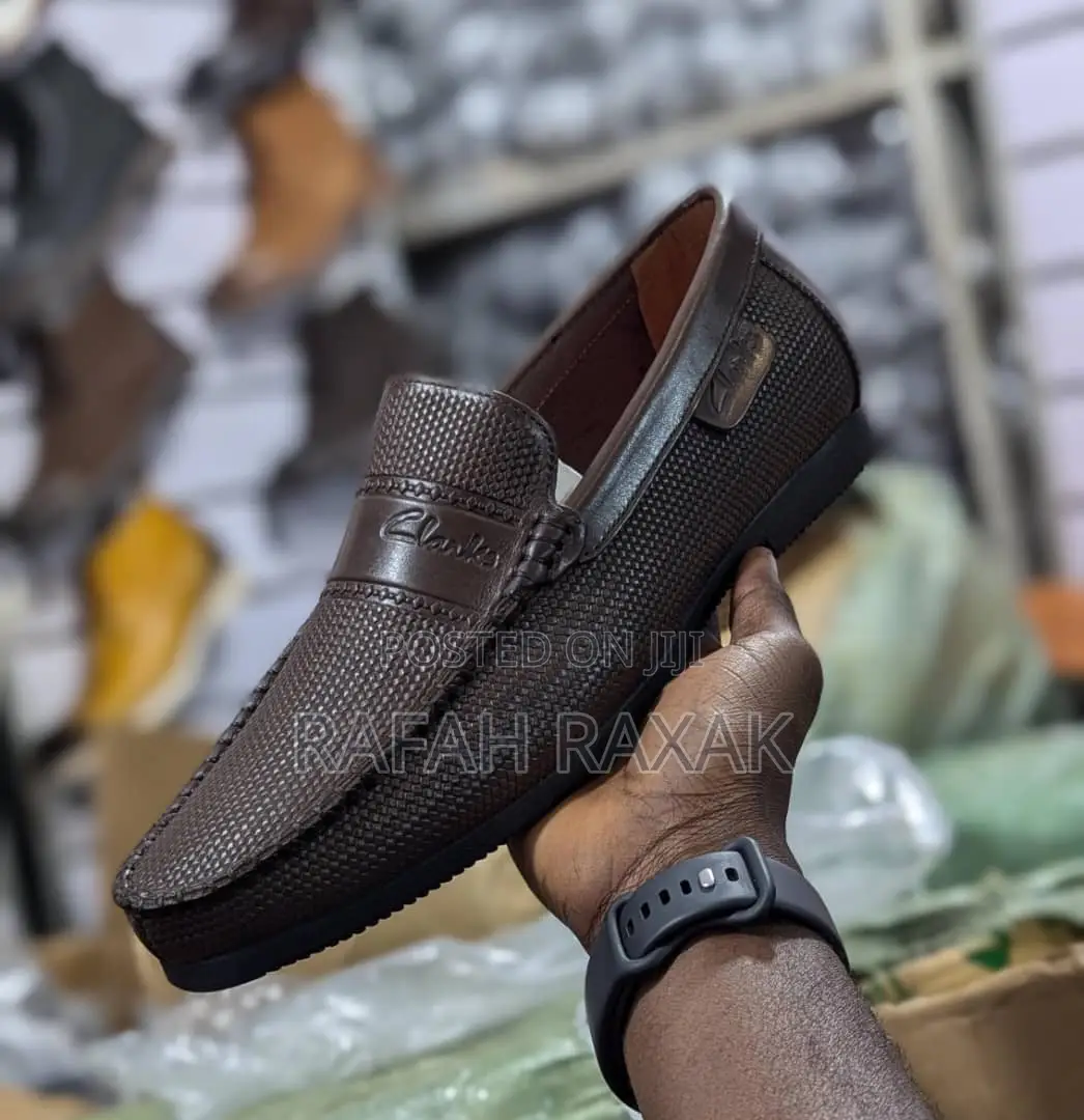 Original Clarks Casual Leather Loafer Moccasins