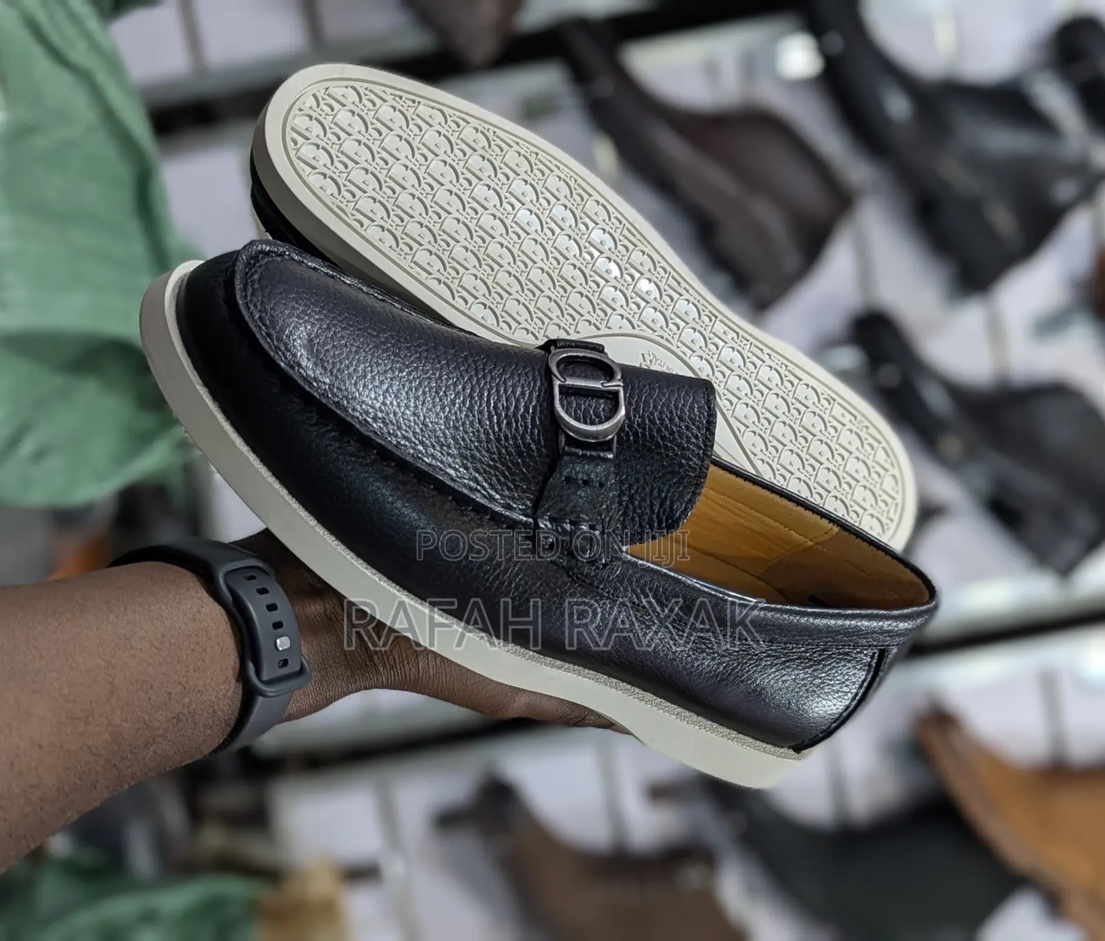 Original Christian Dior Casual White Sole Moccasin Loafers