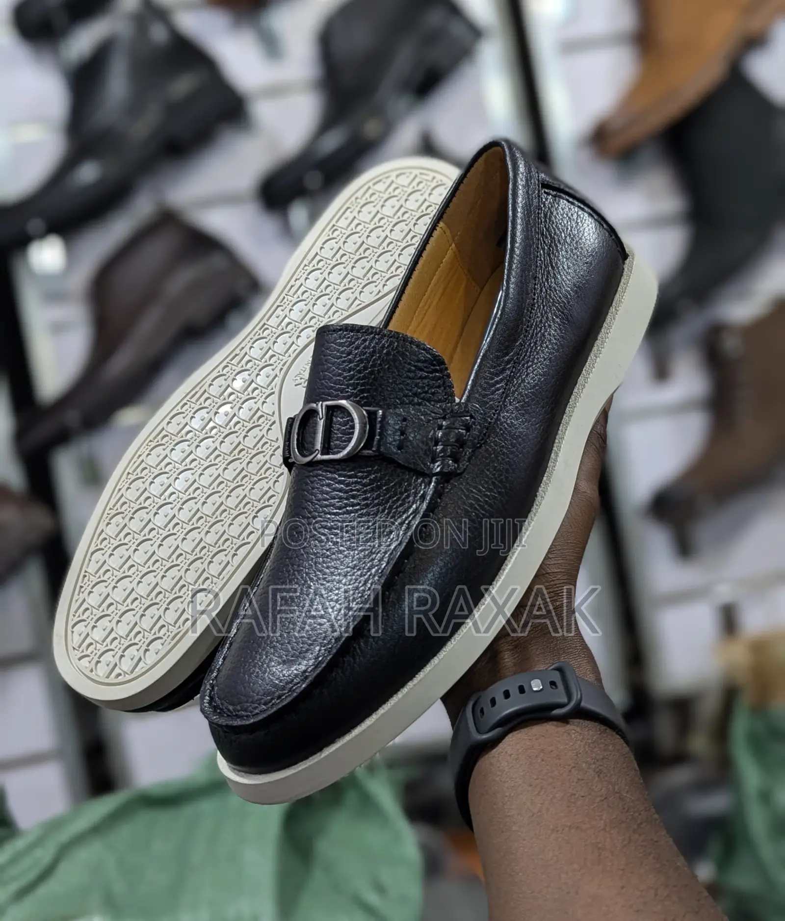 Original Christian Dior Casual White Sole Moccasin Loafers