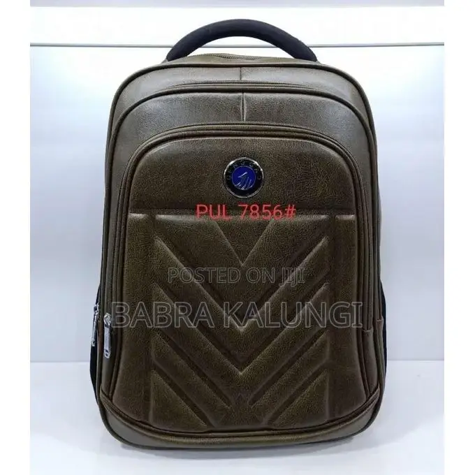 DENGGAO 20 Inch Leather Carry-on Travel Backpack