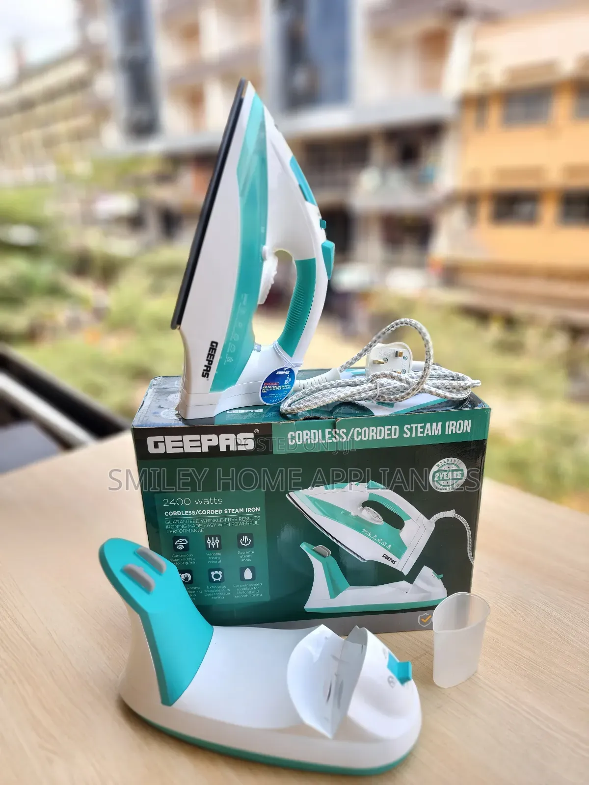 Newly Discounted Geepas Steam Iron Box